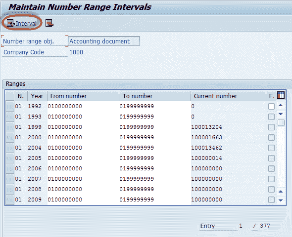 How to Define Document Type and Number Range in SAP FICO