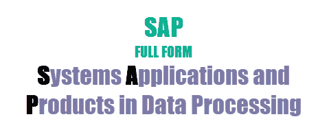 Sap Full Form