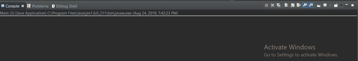 Console View