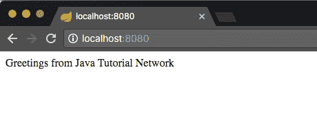 Program output
