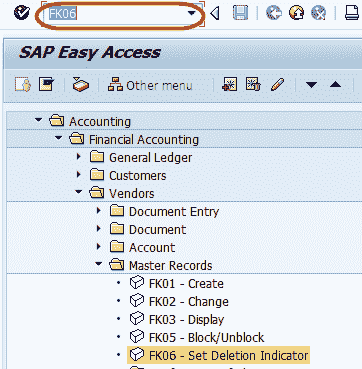 How to Block or Delete a Vendor in SAP FICO