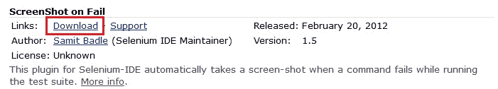 Plugin download link