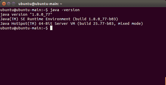 Verify Java installation