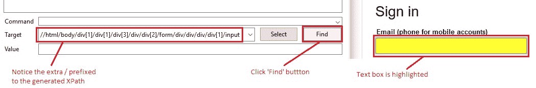 xPath Find