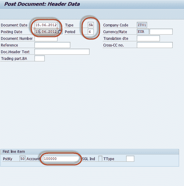 G/L Document Tutorial: Park, Hold, Posting with Refrence in SAP
