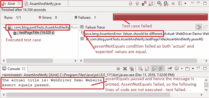 Assert condition failed